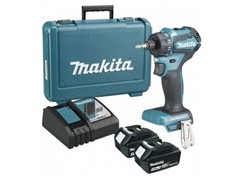 Аккум. дрель-шуруповерт MAKITA DDF 083 RFE в кейсе (18.0 В, 2 акк., 3.0 А/ч Li-Ion, 2 скор., 40 Нм) (DDF083RFE)