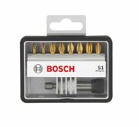 Bosch Набор Robust Line из 8+1 насадок-бит S Max Grip 25 мм, 8+1 шт. 2607002575