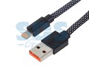 USB_кабель_для_iPhone_5678X_моделей,_плоский_шнур_текстиль_черный_REXANT_18197919