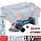 Аккум. углошлифмашина BOSCH GWX 18V-15 SC X-LOCK SOLO  в L-BOXX(18.0 В, диск 125х22.0 мм,регулировка оборотов, аналог 1500 Вт сетевой машины, BiTurbo EC-Motor,Bluetooth Low Energy,без аккумуляторов  и зарядного устройства) - фото 193747