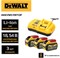 DeWalt DCB118X3 Набор: зарядное устройство DCB 118 (18V/54V) + аккумуляторы (3*9.0Аh) - фото 224106