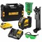 DeWalt DCE088D1G Нивелир лазерный с зел. лучем в чем. TSTAK (12V, 1*2.0Ah, 30 м, 2 луча, ±0,3мм/м) - фото 225733