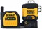 DeWalt DCE089D1G18 аккумуляторный лазерный нивелир, 12/18 В, зеленый луч, 35 м, с АКБ 2 Ач и ЗУ, в кейсе TSTAK - фото 225746