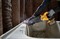 DeWalt DCS386NT SOLO Сабельная пила аккум. в TSTAK VI (18V, дерево: 300 мм, металл:130 мм, BL-motor) - фото 226299