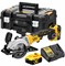 DeWalt DCS571P2T Дисковая пила аккум. в TSTAK II (18V, 2*5.0Ah, 115*9.5 мм,пропил: 39.5 мм, BL-motor - фото 226495