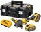 DeWalt DCG418T2 Угловая шлифмашина акк. в TSTAK II (54V, 2*6.0Ah, 125мм, 9000 об/мин, нижняя кнопка) - фото 226714