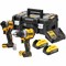 DeWalt DCK2051H2T Набор: Шуруповерт DCD800 + гайковерт DCF850 в TSTAK II (18V, 2*5.0Ah,90 Нм/206 Нм) - фото 226761