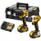 DeWalt DCK2062M2T Набор: Шуруповерт DCD709 + гайковерт DCF809 в TSTAK II (18V, 2*4.0Ah, 65/190Нм) - фото 226770