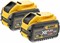 DeWalt DCB548Y2 Набор: 2 аккумулятора FlexVolt 18V/54V (12.0Ah, Li-On) - фото 227176