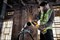 DeWalt DCG415B SOLO Угловая шлифмашина аккум в кор. (20V, 125 мм, 9000 об/мин, нижняя кнопка) - фото 227272