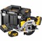 DeWalt DCS391M2 Дисковая пила аккум. в TSTAK VI (18V, 2*4.0Ah, 165х20 мм, пропил: 55мм, наклон:50гр) - фото 227418