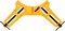 DeWalt DWHT83840 Струбцина угловая (76 мм, усилие сжатия: 90 кг) - фото 227508