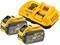 DeWalt DCB118Y2T Набор: зарядное устройство (18V/54V) + аккумуляторы (2*12.0Аh) в TSTAK II - фото 227564