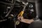 DeWalt DCF500N SOLO Гайковерт угловой с трещоткой в кор. (12V, 1/4'' и 3/8'', 67 Нм, BL-motor) - фото 227682