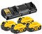 DeWalt DCK865P4T Набор:DCD796+DCF899+DCG405+DCS570+DCS367+DCS334+DCS355+DCH273 в TSTAK VI(4) (4*5Ah) - фото 227930
