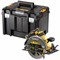 DeWalt DCS578NT SOLO Дисковая пила аккум. в чем.TSTAK (54В, 190*30мм, пропил: 67мм, Bl-мотор, 3.6кг) - фото 228032