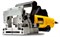 DeWalt DW682K Ламельный фрезер в чемодане (600 Вт, 10000 об/мин, вес: 3.0 кг)