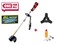 Триммер аккум. WORTEX TB 3036 ALL1 XLT SOLO БЕСЩЁТ.ДВИГ., 18В+18В, шир.скаш.300 мм леска, 255 мм нож - фото 231130