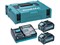 Комплект аккумулятор PSK XGT, 2x5.0Ач, DC40RA, Makpac 2 MAKITA - фото 231777