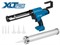 Аккум. пистолет для герметика BULL CG 1860 SOLO, 300/600 мл, 2500 Н, 8,3 мм/с, рег. скор. - фото 231866