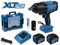 Аккум. ударный гайковерт BULL SC 1810 Xcase, XLTpro, БЕСЩЕТ., 18 В, 1500 Н*м, 3/4", 2х6 А*ч, з/у 6 А - фото 232013