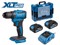 Аккум. дрель-шуруповерт BULL SR 1804 Xcase XLTpro БЕСЩЕТ., Импульс., 18 В, 45 Н*м, 2х2 А*ч, з/у 2 А - фото 232366