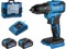 Аккум. дрель-шуруповерт BULL SR 1804 R-series Xcase XLTpro БЕСЩЕТ., Импульс., 18 В, 50 Н*м, 2х4 А*ч - фото 232991