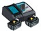 Комплект аккумулятор LXT 18.0 В BL1850B 2 шт. + зарядное устр. DC18RC MAKITA - фото 234053