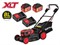 Газонокосилка аккум. WORTEX CLM 4536-4 в кор. XLT SET БЕСЩЁТ.ДВИГ., САМОХОД., 18В+18В, 2х6Ач, компл. - фото 234172