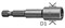 Bosch Торцовые ключи 65 x 7 mm, M 4 Bosch Торцовые ключи 65 x 7 mm, M 4